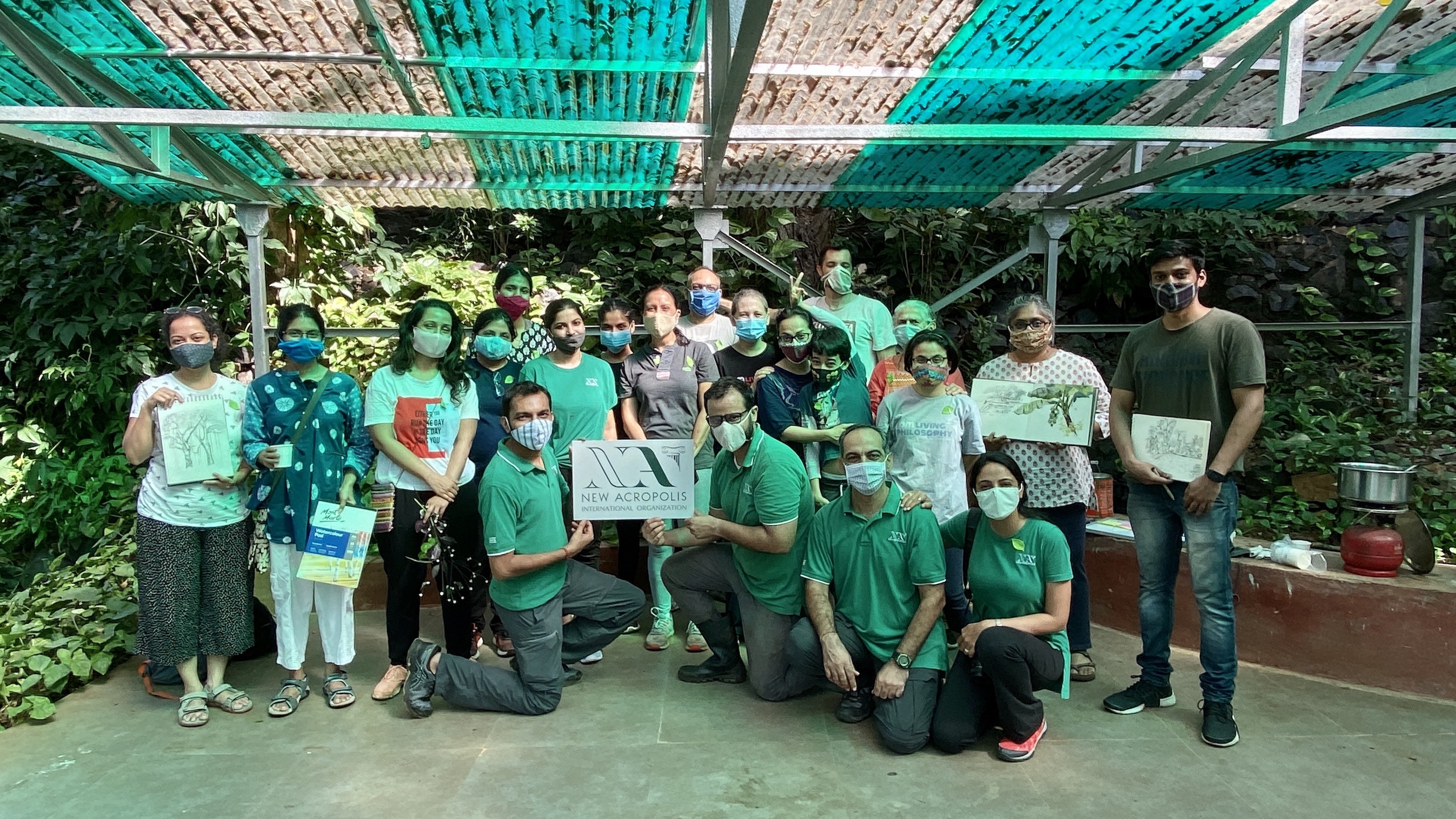 International Volunteering Day at Shantivan garden